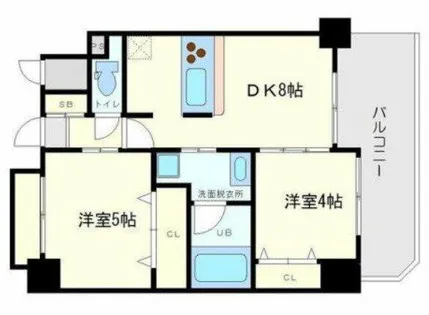 アーデンタワー本町イースト【13階】の間取り