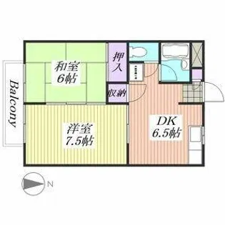 メゾン楠【2階】の間取り