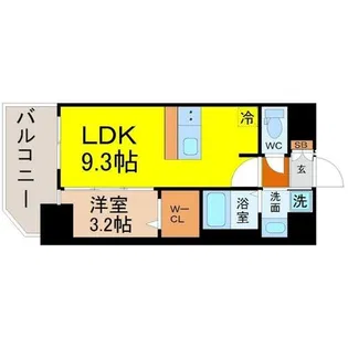 プレサンスNAGOYA覚王山(カクオウザン)【11階】の間取り