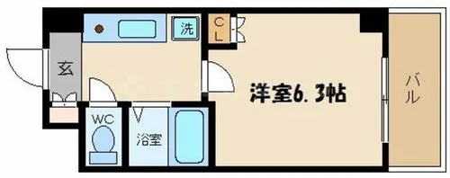 VERGER ZENSHIN【7階】の間取り