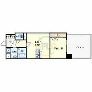 レーヴ文の里レジデンス【1階】の間取り