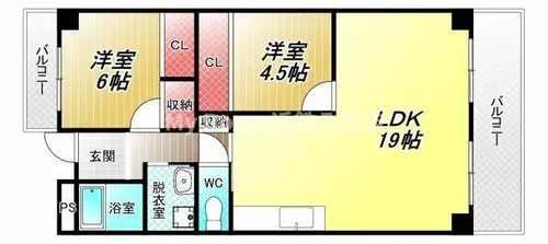 ボスクリオ【1階】の間取り