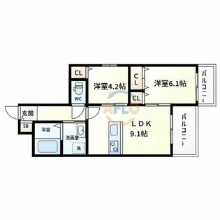 GRAND MAISON【1階】の間取り