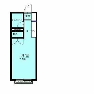 エステートピア汐之宮【211号室】の間取り