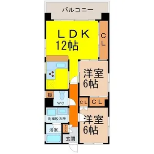 ビラ三秀上前津【11階】の間取り