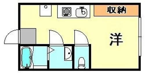 ビタミンテラス生田町【4階】の間取り