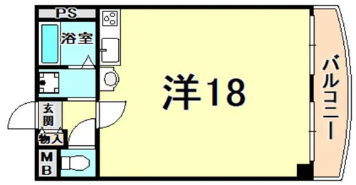 福寿荘弐番館【3階】の間取り
