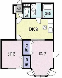メゾンAK【1階】の間取り