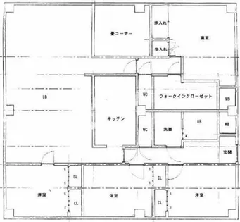 プリミエール長谷川【1階】の間取り