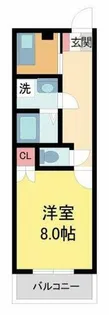 ヴィブレコートⅡ【305号室】の間取り