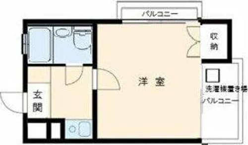 コンセール関山【302号室】の間取り