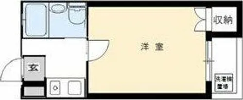 コンセール関山【202号室】の間取り