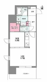 シーズンフラッツ梅田EAST【13階】の間取り