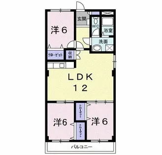 アレグレーセ千代田【2階】の間取り