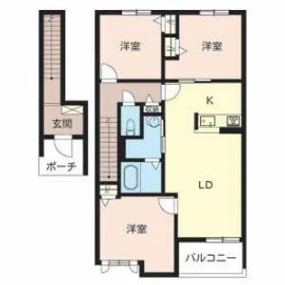 シャーメゾン・サウス加古川 【0205号室】の間取り