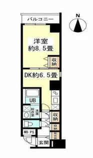 プルミエール南本町【10階】の間取り