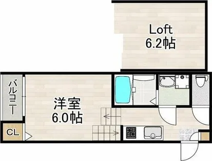 ハーモニーテラス上石川町Ⅵ【1階】の間取り