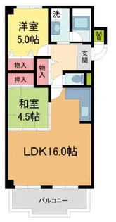 ロイヤル西宮北口【301号室】の間取り