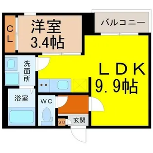 REGALEST AURUM(レガリストオーラム)【2階】の間取り