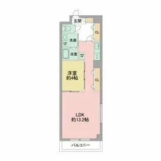 パークサイト泉【5階】の間取り