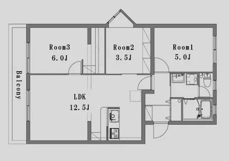 RAY霧ヶ丘桜マンション【2階】の間取り