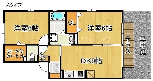 オアシスMARUGEN【1階】の間取り