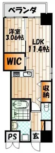 スマート大手町【1201号室】の間取り