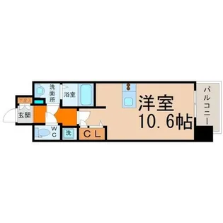 プレサンス久屋大通セントラルパーク【13階】の間取り