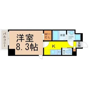 S-FORT堀田通【7階】の間取り