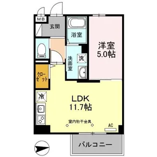グリーンアベニュー【2階】の間取り