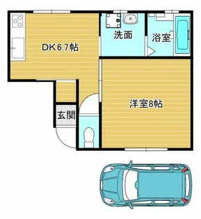 大阪府富田林市若松町4丁目【一戸建】の間取り