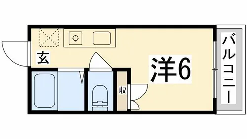 カルム白浜町【1階】の間取り