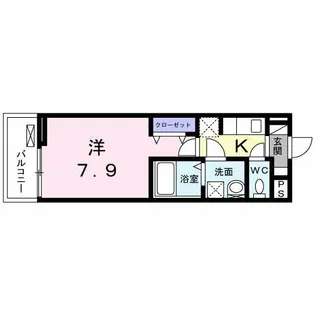 Laid Back【2階】の間取り