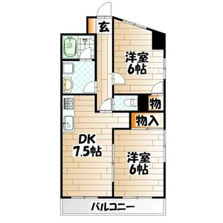 アベニュー21【4階】の間取り