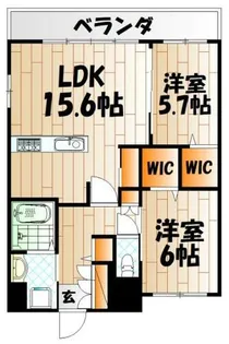 プレミア片野【15階】の間取り