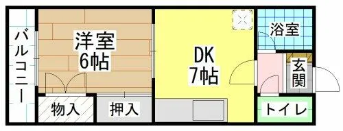 サンリバー葉山【3階】の間取り