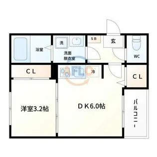 グランディールソレイユ【2階】の間取り