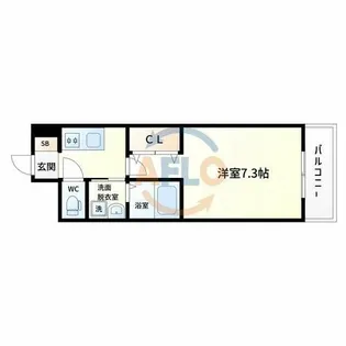 アーバンパーク田辺【4階】の間取り