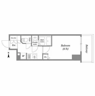 TOPAZ江坂【0301号室】の間取り
