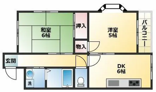 リバーサイド春日【2階】の間取り