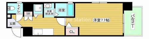 ボンジュール西九条【2階】の間取り