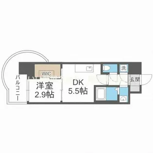 セレニテ新大阪プリエ【7階】の間取り