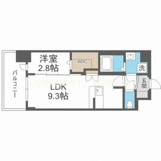 セレニテ新大阪プリエ【9階】の間取り