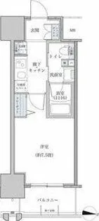 パークアクシス名古屋山王橋【3階】の間取り