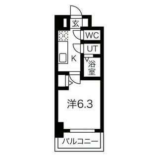 スプランディッドV【6階】の間取り