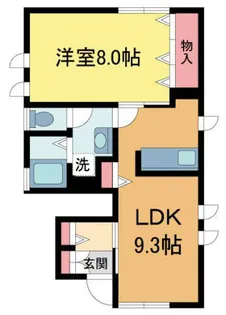 コガキA棟【1階】の間取り
