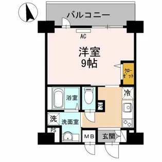 クレールフォレスタ【1階】の間取り