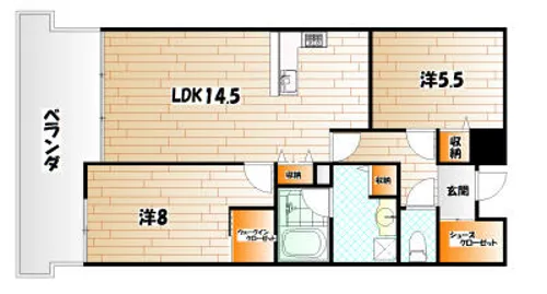 コモグランデ【2階】の間取り