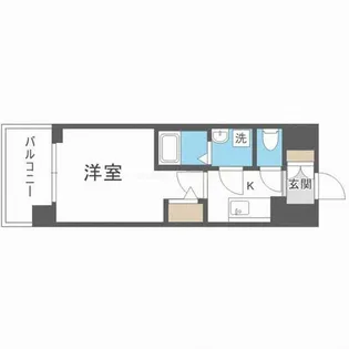 エスリードレジデンス大阪グランノースⅡ【8階】の間取り