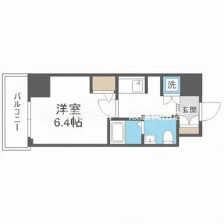 HS梅田EAST【12階】の間取り